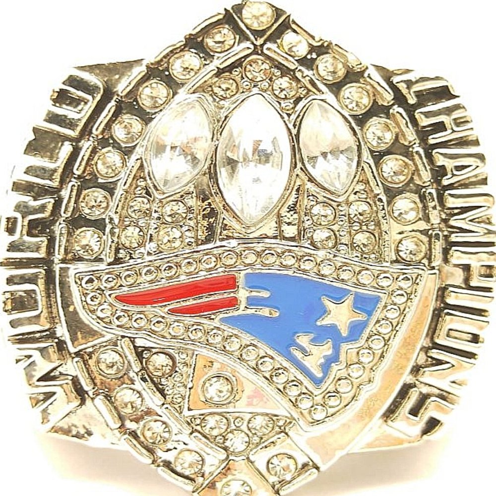USA New England Patriots 2014 Brady Silver Ring